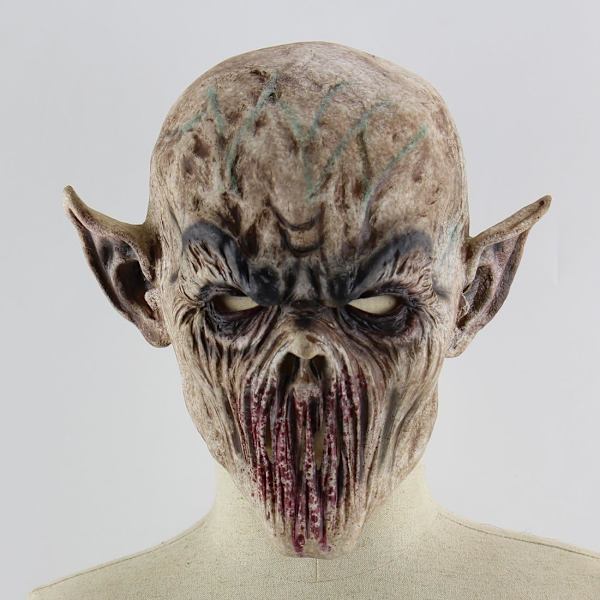 Läskig Halloween-mask Terror Spöke Djävul Mask Dansfest Läskig Biokemisk Alien Zombie Caps Mask