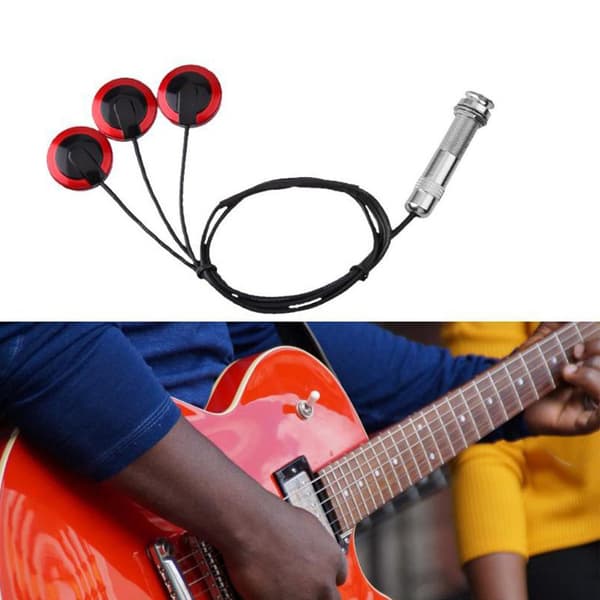 1 stk. guitar patch pickups simple elektriske boks pickups klar