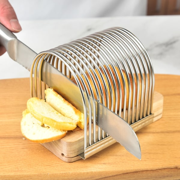 Bread Slicer,Thickness Adjustable Slicing Machine Cake and Bread