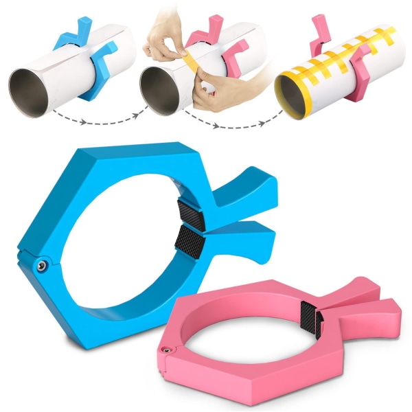 1 Styck Blå Mugg Värme Sublimering Wrap Assist Clip Sublimering