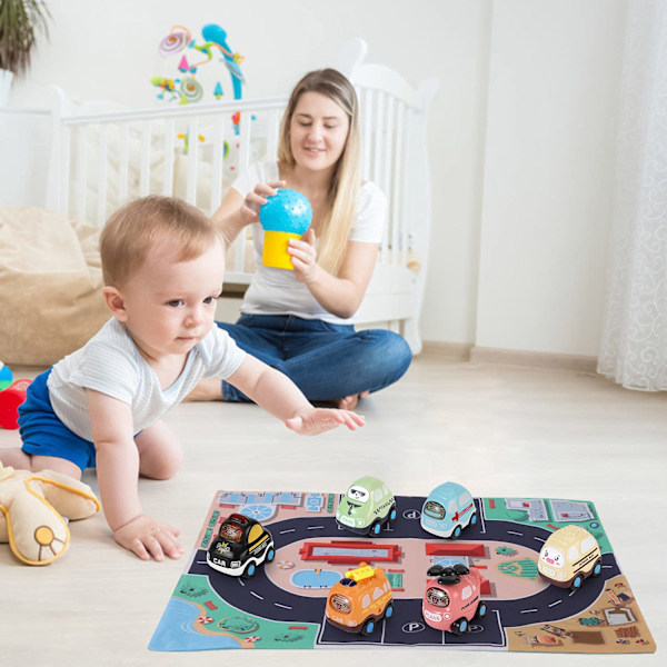 Babybil för pojkar med lekmatta förvaringsväska