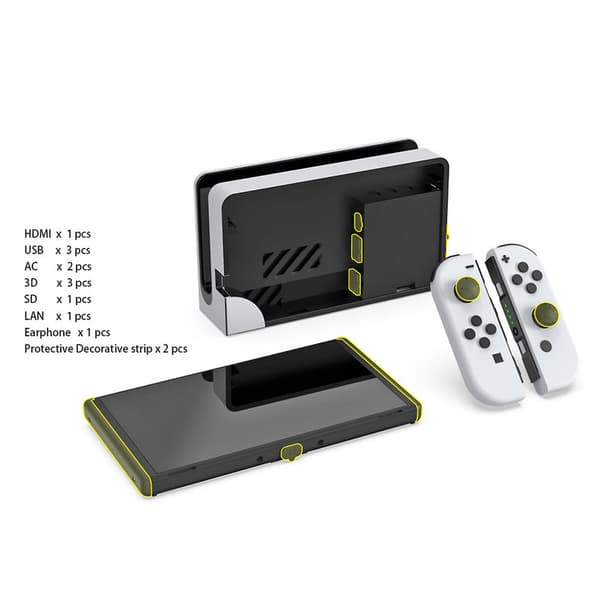 For Switch/switch Oled Støvpropp Konsol Silikon Beskyttende Dekorativ Strimmel