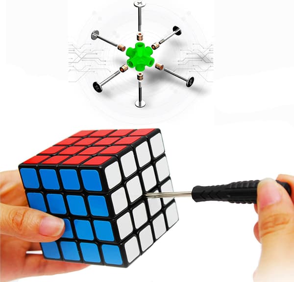 Speed Cube Toy,Magic Cube 4x4x4 Original Magic Cube Puzzle Toy,60mm Advanced Version,Easy Turning and Smooth Play Durable Puzzle Cube Toy