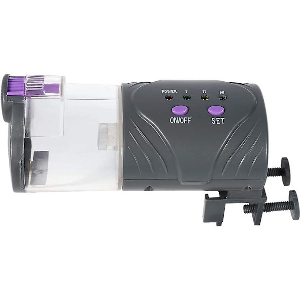 Fiskeautomat, Automatisk Akvariefiskeautomat Batteridrevet, Guldfisk Foder Timer