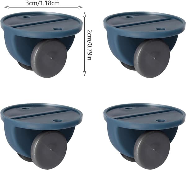 Mini Limkløbere - Selvklæbende Mini Ruller - 4 Styk