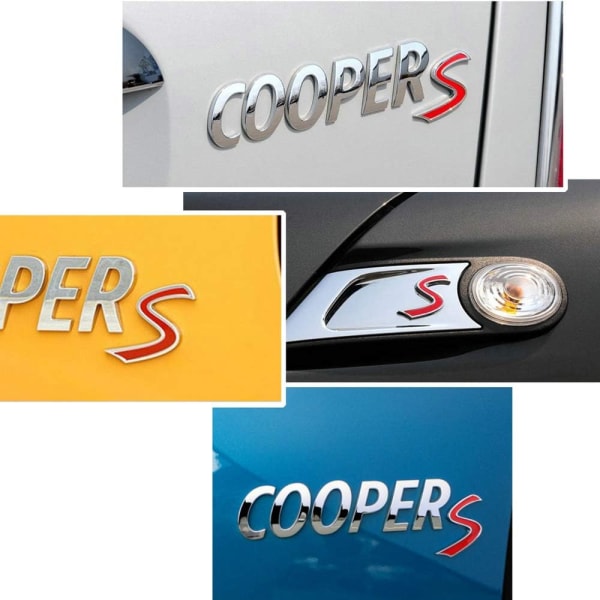 7cm Bilskylt Emblem Badge Sticker för Cooper F54 F55 F56 F60