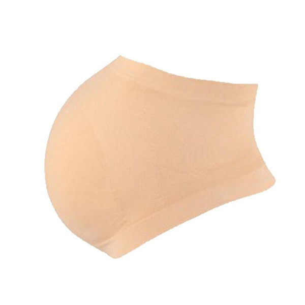 Graviditetsstödstrumpa Kvinnor Graviditetsbälte Abdomen Midjeband Stöd Mage Beige XL
