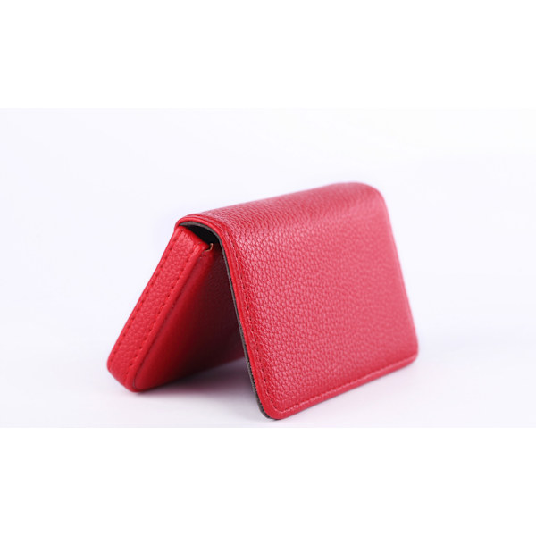 1 x Läder Business Card Holder för Män eller Kvinnor, Business Card