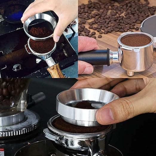 Dosering Ring - 58mm Universal Aluminium Kaffe Dosering Ring