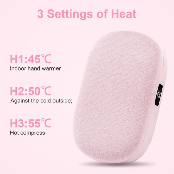 1 6000mAh USB-oppladbare lommevarmer