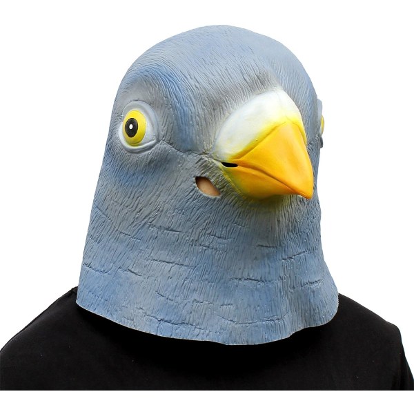 Latexmask med djurnäbb för män (Duva)