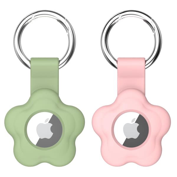 AirTags-etui med tappe-sikkert nøkkelring