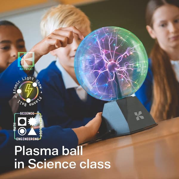 7\" Plasma Ball Set - Nebula, Lyn, Plug-in - Fester, Dekorasjon