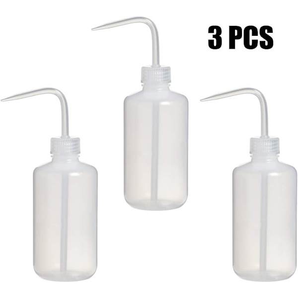 3 stk 250 ml vanningskanne, sikker plast-klem vanning