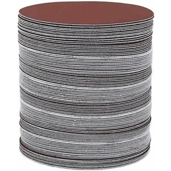 30 stk. 180 mm runde slibeskiver til slibemaskine korn 60/80/120/180/240