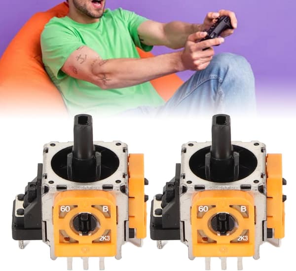 5 3D Analog Joysticks til PS5 Controller, Udskiftning 3D Analog Joystick Kompatibel med PS5 Gamepad, Joystick Modul