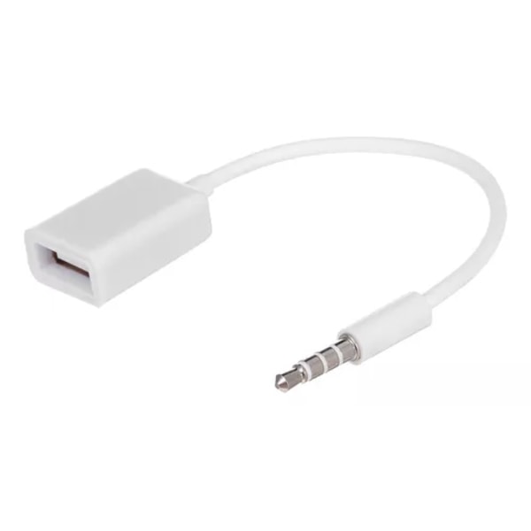 2×kabel USB-til-hjelpeinngangskonverterer for bildekoding