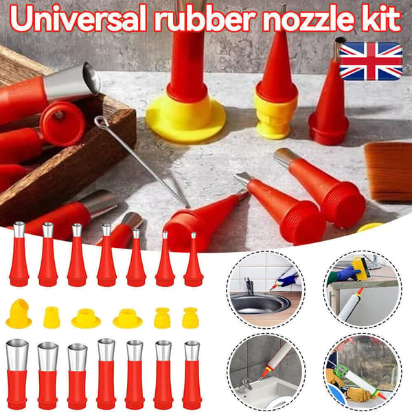 20 stk universal integrerte rustfrie ståldyser sett for