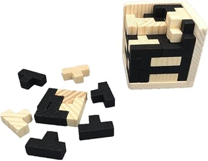 3D-puzzlen, puinen, oppimislelu lukolla