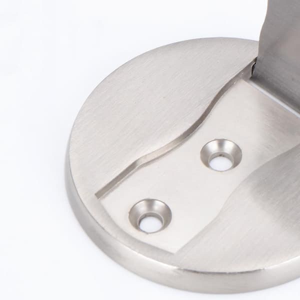304 Rustfrit Stål Magnetisk Dørstopper, Børstet Metal Blød