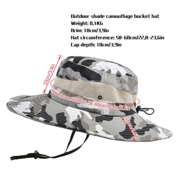 Klassisk kvalitets spandhat polyester sommer fiskerhat kasket én