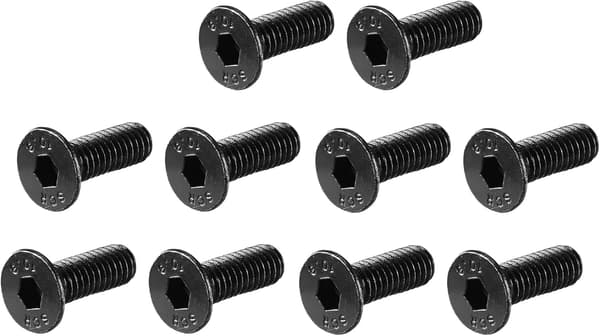 50 st Flat Countersunk Hex Socket Head Cap Screws Hex Socket