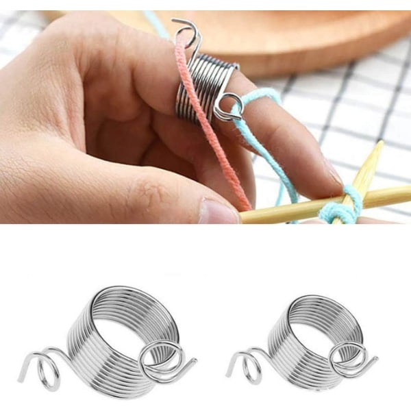 2-pack stickade tröjset handguide loopar praktisk rostfritt stål