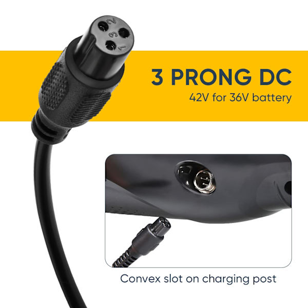 42V 2A batteriladdare Universal strömadapter