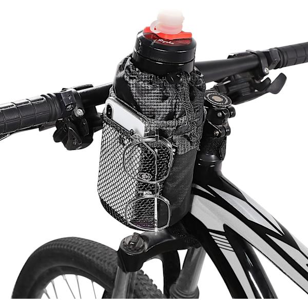 Cykel Flaskeholder med Forreste Netlomme, Stor Kapacitet