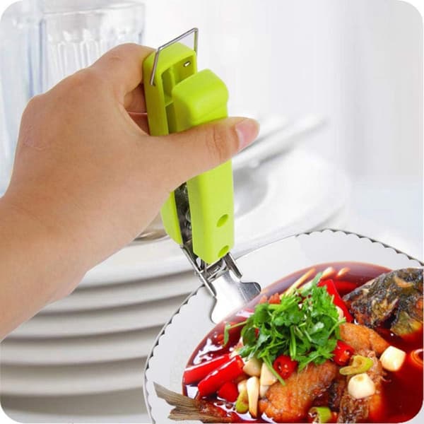 Elegant Køkkenbøjle i Rustfrit Stål til Gryder, Pander og Grill