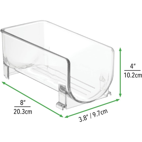 Flaskestativ (sett med 2) - stablebart plastflaskestativ for vin,