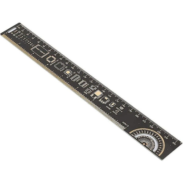 10 tum 25 cm elektronisk ingenjör multifunktion kretskort Pcb linjal ingenjörslinjal multifunktionslinjal