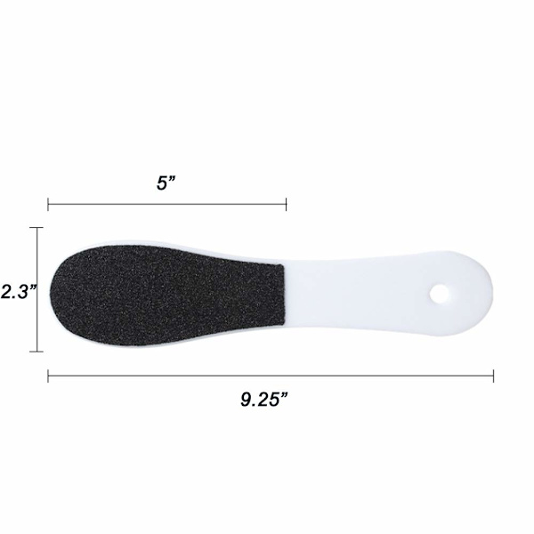 10 ST Footfil Callus Remover, Dubbelsidiga Fotskrubbar för