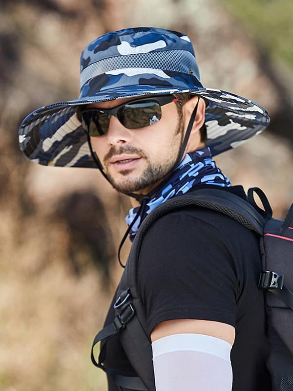 Klassisk kvalitets spandhat polyester sommer fiskerhat kasket en