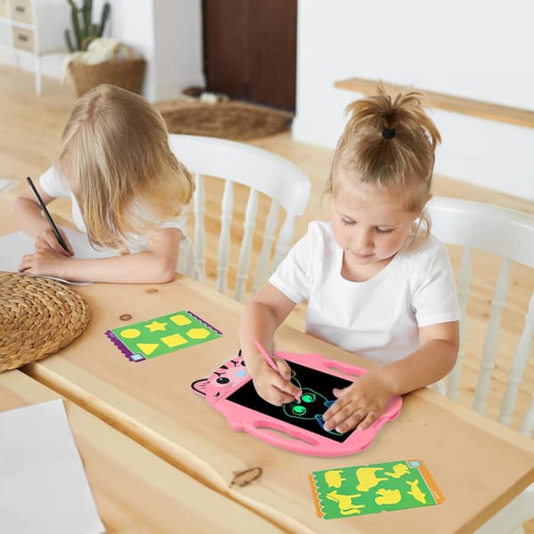 Farverig LCD Skrivetablet Grafiktablet 9 Tommer Tegnetablet