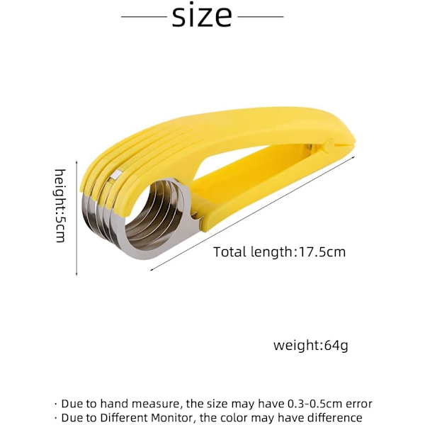 2 Hemköksverktyg Grönsakspelare Salladskivor Bananskärare