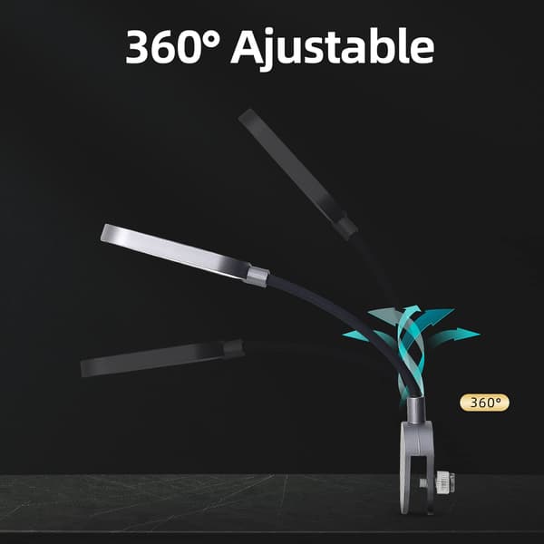 Akvarielampa med adapter LED-klämma