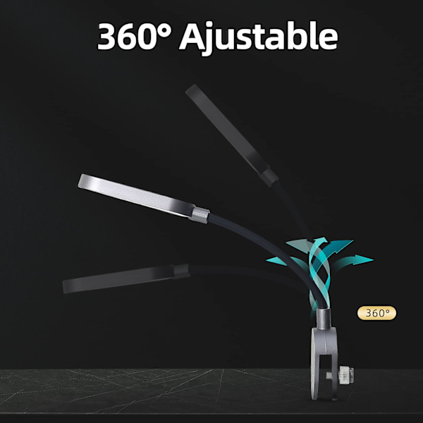 Akvarielys med adapter LED-klemme