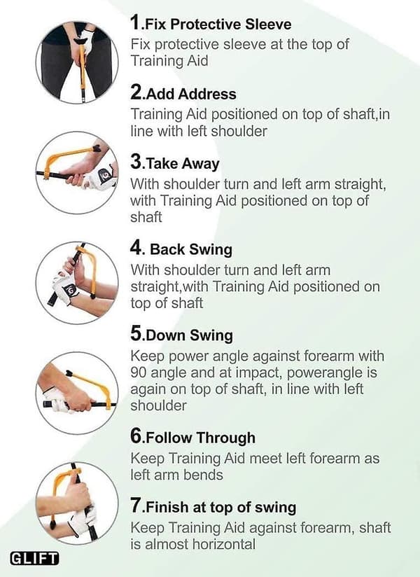 Golf Swing Treningsstativ Golf Swing Treningsguide