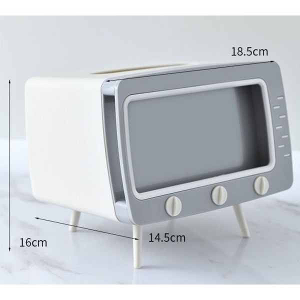 1 stk (Hvit) 2 i 1 Mobiltelefon Visningsbrakett & TV-vev
