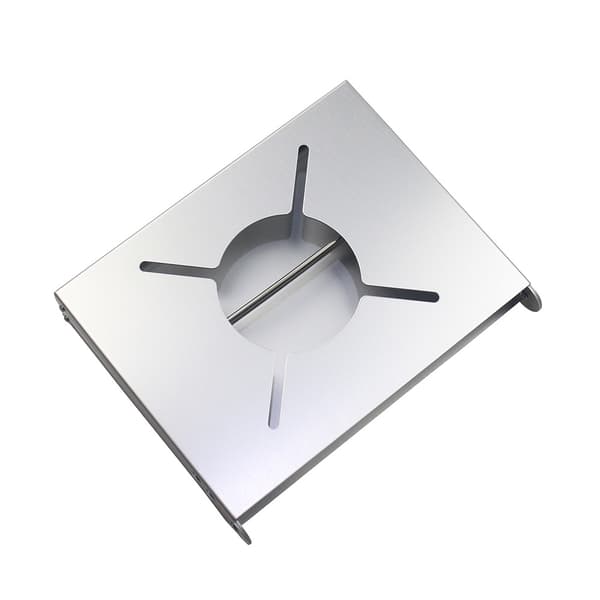 1 udendørs foldbart bord i aluminium med isolering til campingkogegrej