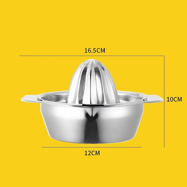 1 stycke (Silver) Frukt Handpress Saft Citrus Citron