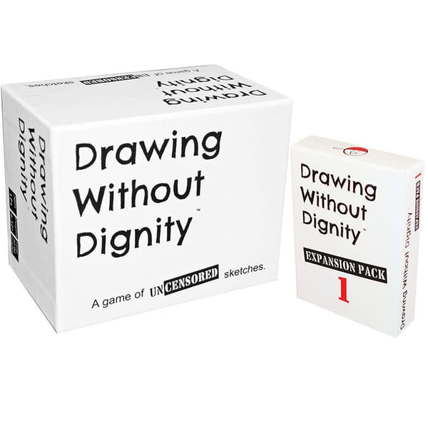 Full engelsk versjon av RAWING WITHOUT DIGNITY Painting Without Dignity kortspill