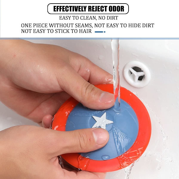 Universal Sinkpropp, Silikonavloppspluggar, Silikonbadproppar, 3
