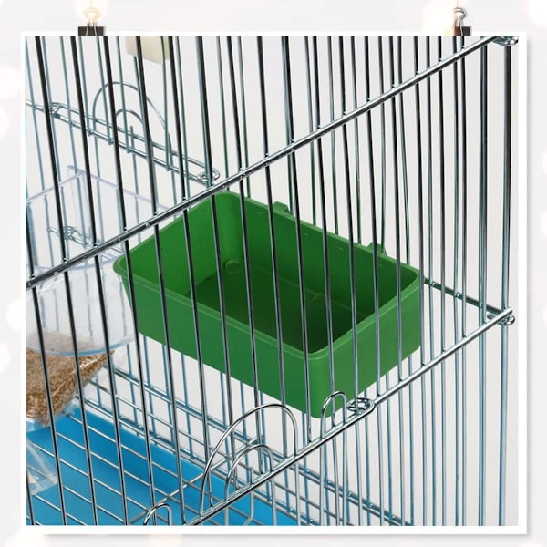 Fågelbadbur Multifunktionell Matare - Plastbassäng, Hängande Bi