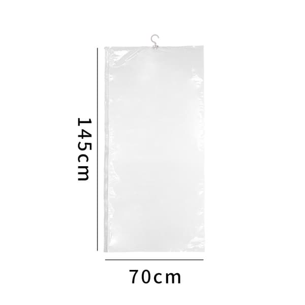 Hängande Vakuumförvaringsväskor för Kläder, 4 Pack (145x70x38cm),