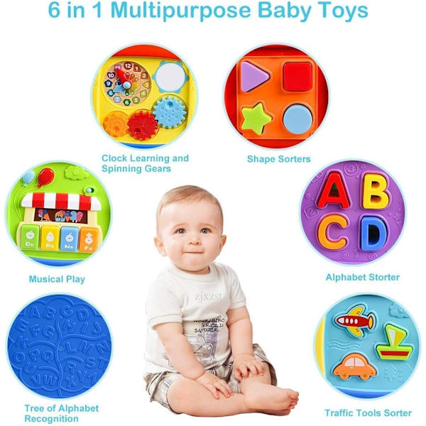 Aktivitetskub för Bebis 1-2 År, Multifunktionell
