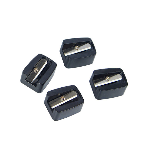 10 Vita Nagelstiftpennor och 4 Pennavässare, Fransk Manikyr