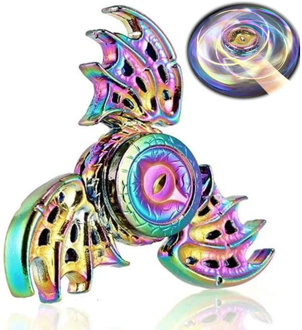 Kylmät Fidget-Käsispinnerit Dragon Wing Finger Spinner Metal Focus