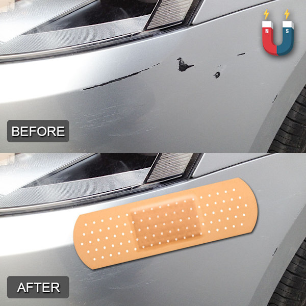 Luovat magneettiset laastarit (4 kpl), personoitu auto